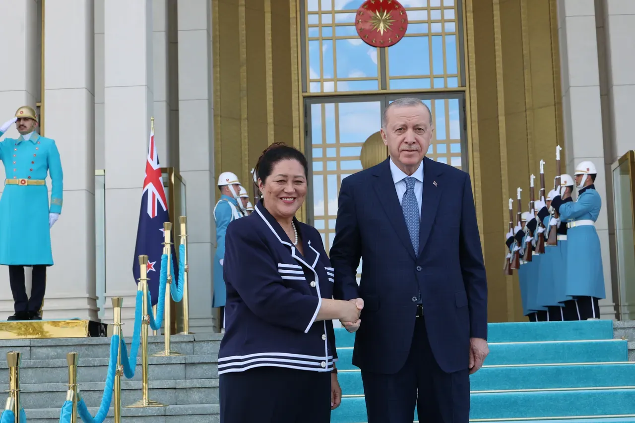 Erdoğan pret guvernatoren e përgjithshme të Zelandës së Re në Ankara
