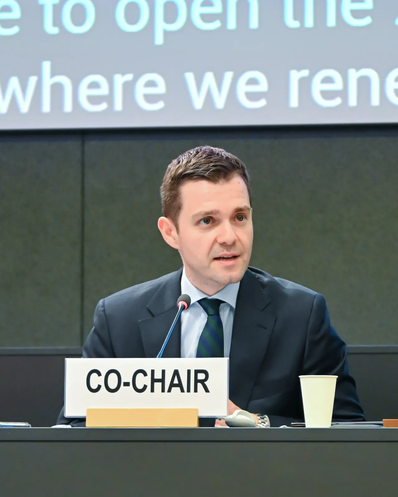 Муцунски ко-претседаваше со Регионалниот форум за одржлив развој за UNECE регионот во Женева