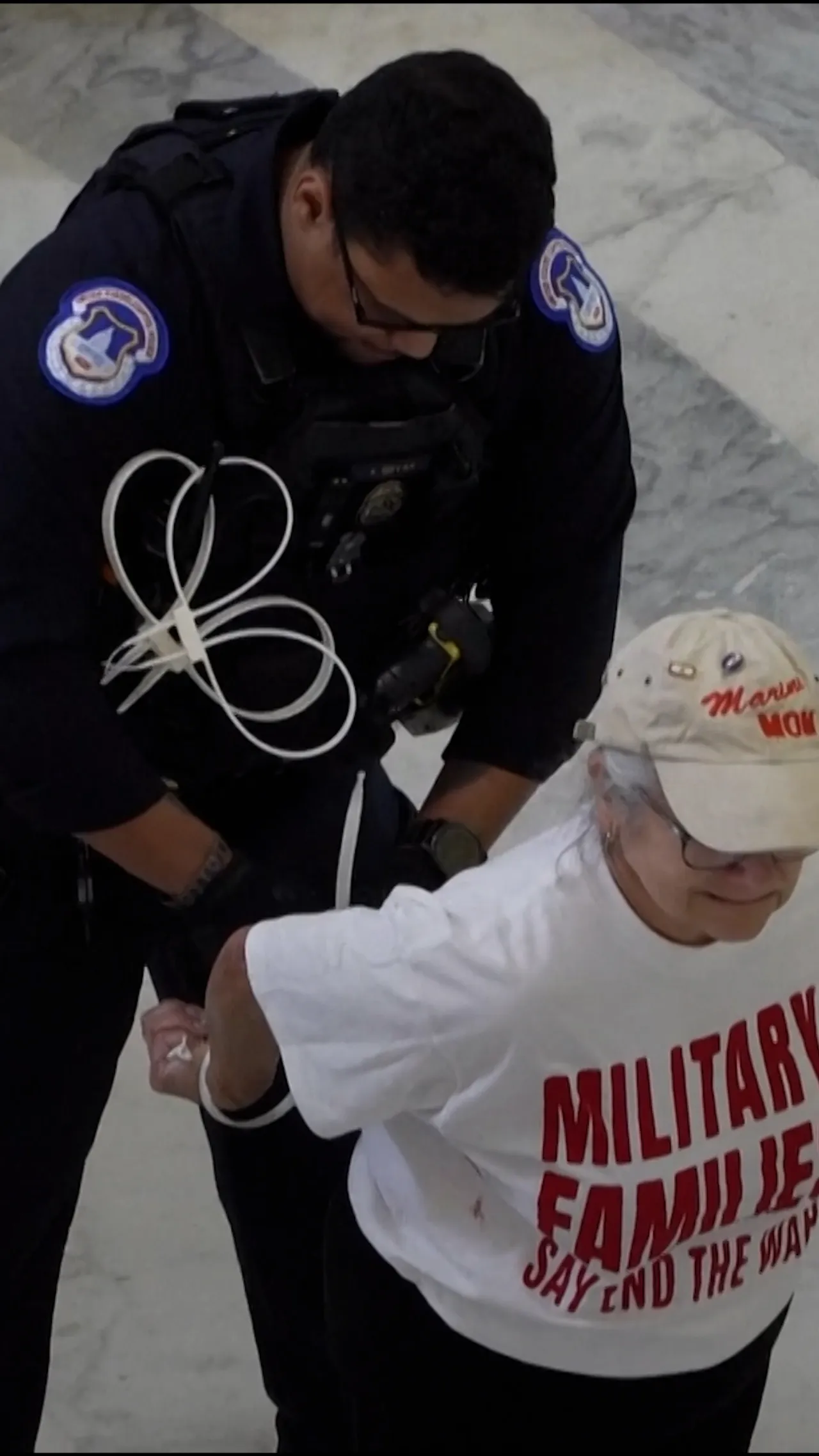 Veteran militer Amerika ditangkap saat protes perang Iran di Kongres