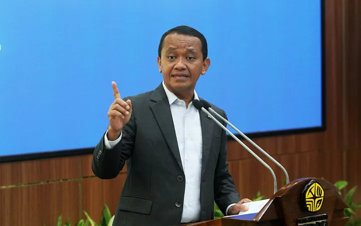Menteri ESDM Bahlil umumkan temuan cadangan gas raksasa di Kalimantan Timur