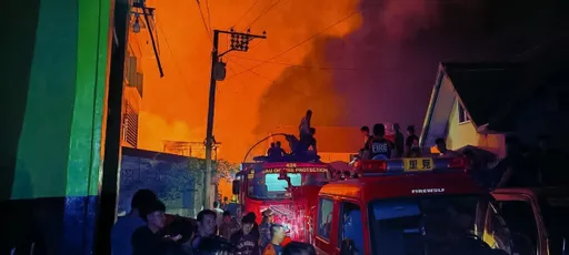 Kebakaran di Filipina hancurkan puluhan rumah, ratusan warga mengungsi