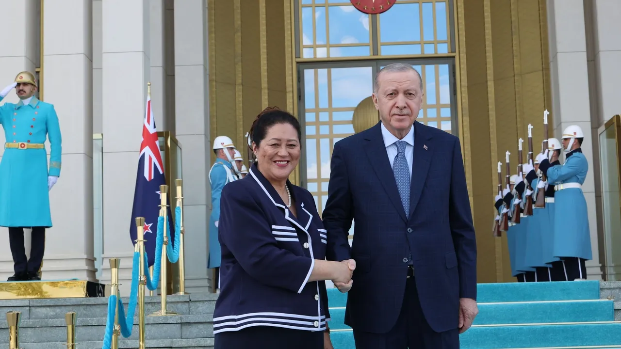 Президент Ердоған Жаңа Зеландияның Бас губернаторы Синди Кироны қабылдады