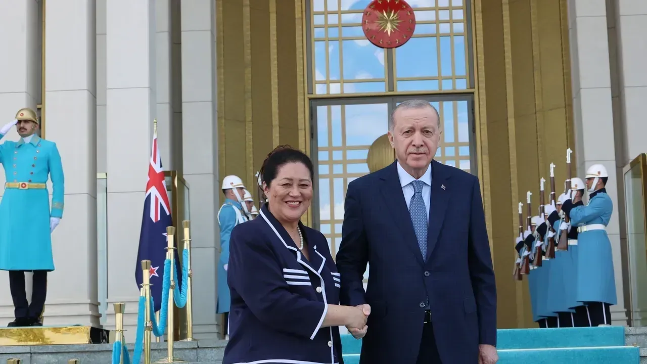 دیدار رئیس‌جمهور اردوغان با فرماندار کل نیوزیلند در آنکارا با محور توسعه همکاری‌ها