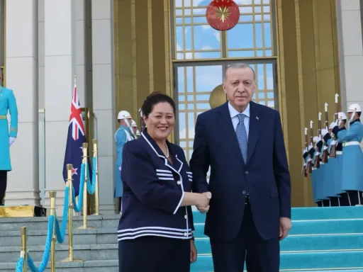 دیدار رئیس‌جمهور اردوغان با فرماندار کل نیوزیلند در آنکارا با محور توسعه همکاری‌ها