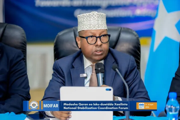 Wasiir Fiqi oo Ka Warbixiyey Horumarrada Amni iyo Xasilinta Dhulka: Madasha Isku-duwidda Qaranka