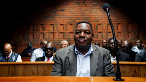 South Africa suspends police chief implicated in corruption case: President