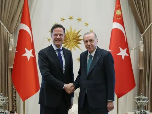 Erdogan recebe Mark Rutte e defende uma maior unidade da aliança antes da cimeira de Ancara
