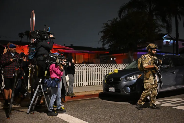 Spari durante la cena di Trump con i giornalisti