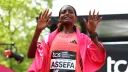 Ethiopia's Tigst Assefa sets new world record in women's-only marathon