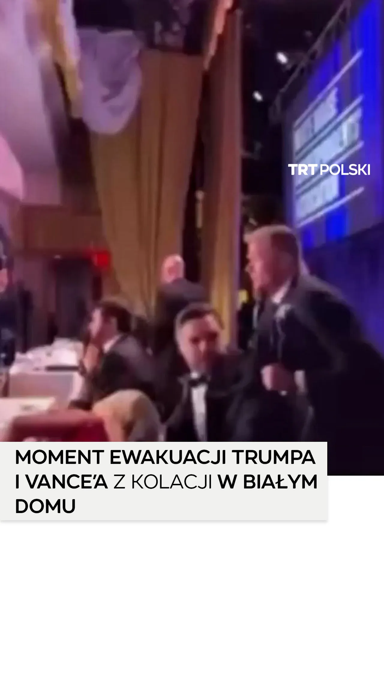 Trump ewakuowany z gali korespondentów Białego Domu po odgłosach strzałów