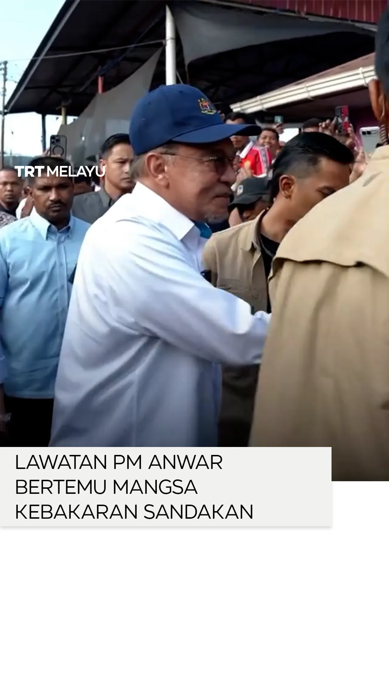 Lawatan PM Anwar bertemu mangsa kebakaran di Sandakan