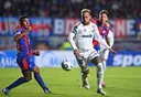 Neymar ya yi dambe da ɗan Robinho a haduwarsu ta farko a filin atisaye na Santos
