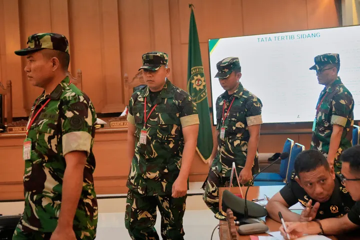 Empat perwira TNI jalani sidang perdana kasus penyiraman air keras terhadap aktivis KontraS