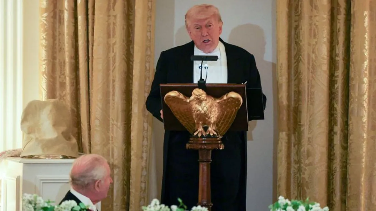 Trump ya ce bai kamata Iran ta samu makamin nukiliya ba a liyafar da aka shirya wa Sarki Charles III