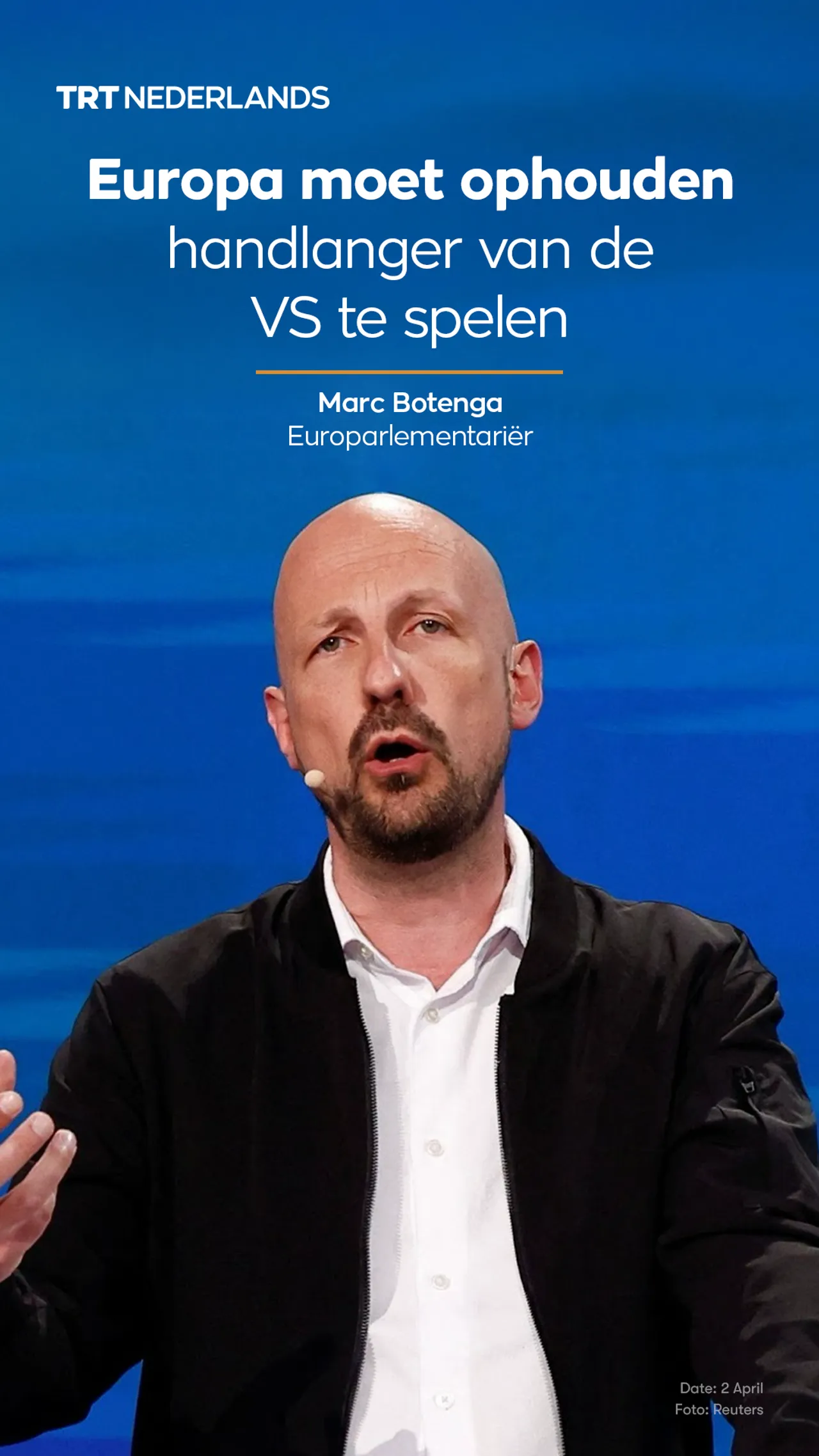 Europarlementariër Marc Botenga zegt dat Europa zijn eigen weg moet vinden, en niet navolgen van VS