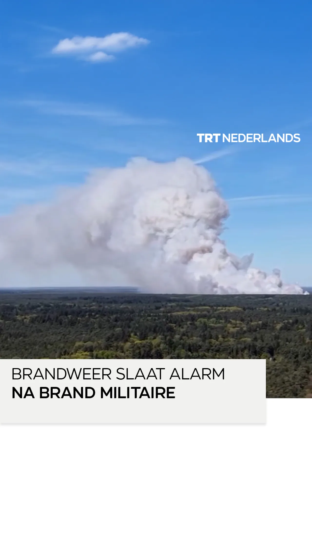 Brandweer slaat alarm na brand bij militaire oefenterrein in ‘t Harde