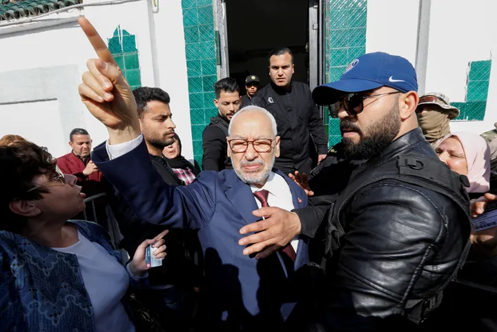 Tunisian court sentences opposition leader Ghannouchi to life in prison