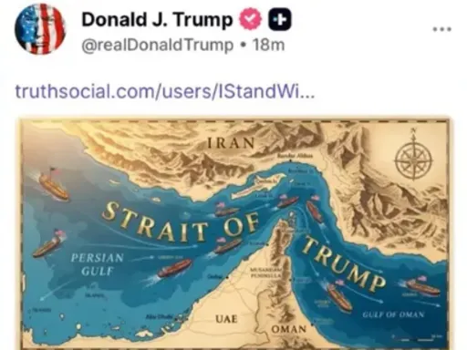 Rais Trump abadilisha jina la Hormuz na kuwa 'Strait of Trump'