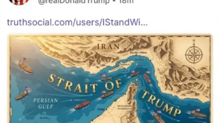 Rais Trump abadilisha jina la Hormuz na kuwa 'Strait of Trump'