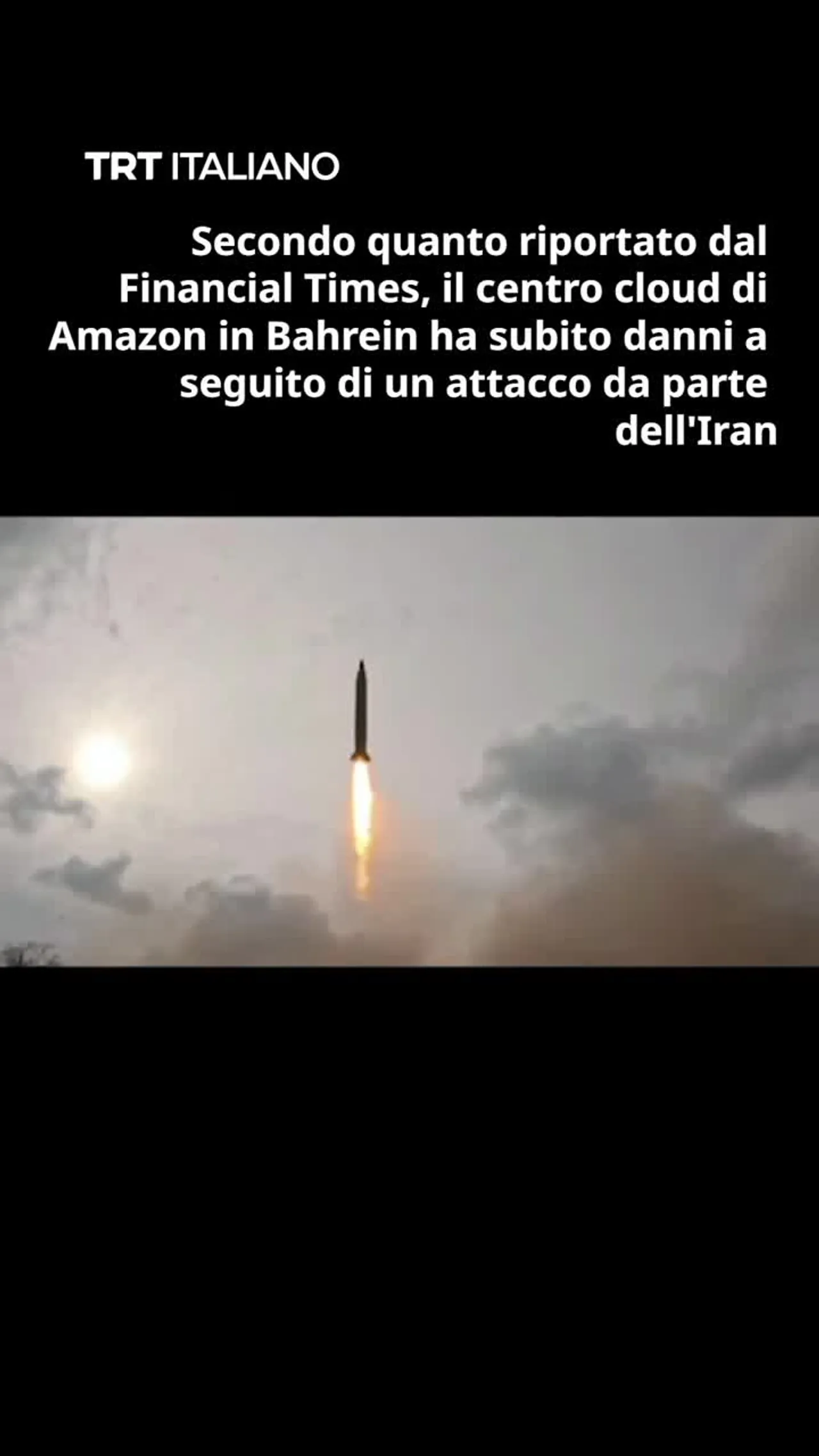 Il centro cloud di Amazon in Bahrein ha subito danni a seguito di un attacco da parte dell'Iran