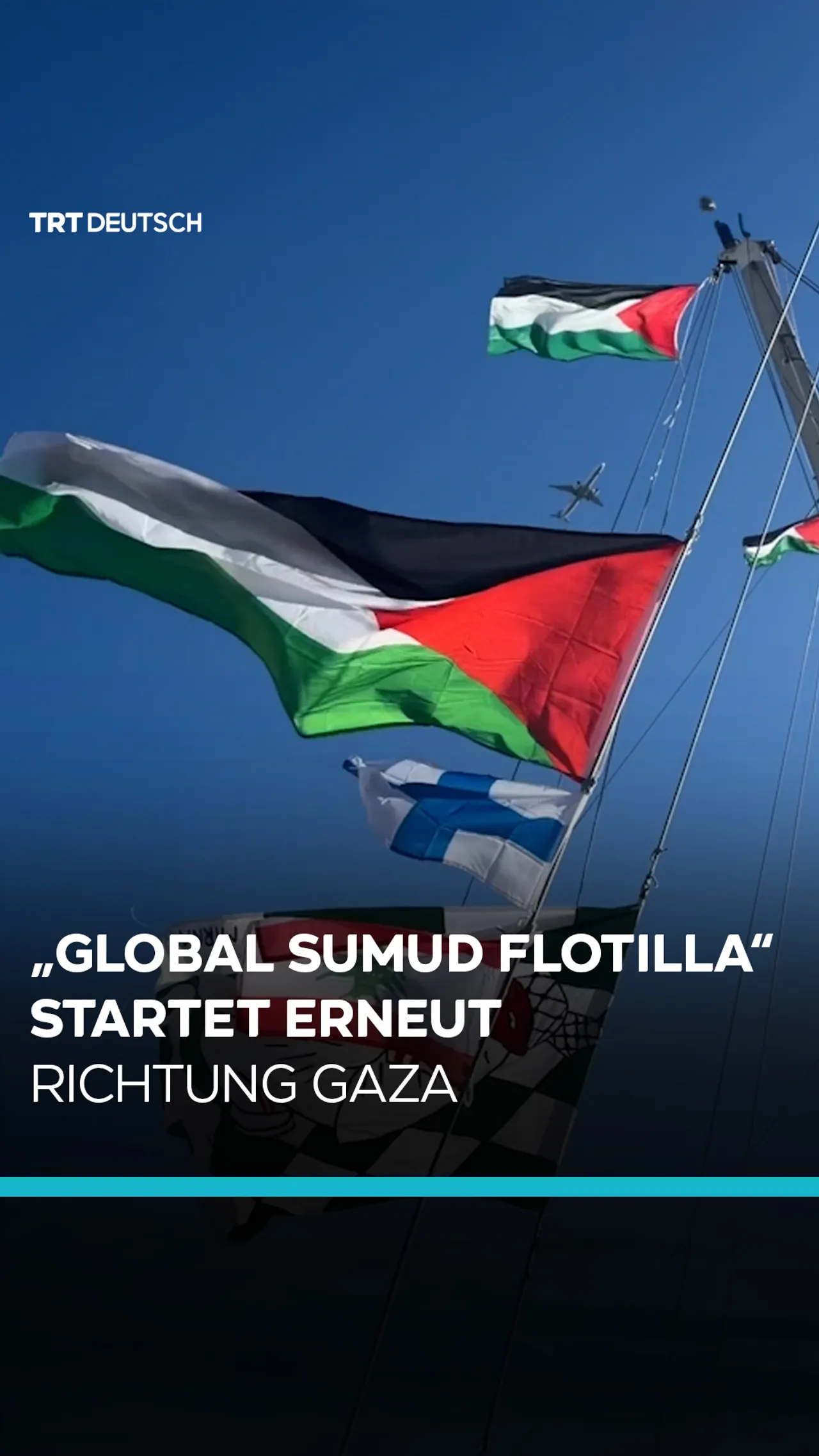 „Global Sumud Flotilla“ startet erneut Richtung Gaza