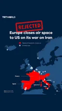 REJECTED: Europe closes air space to US on its war on Iran