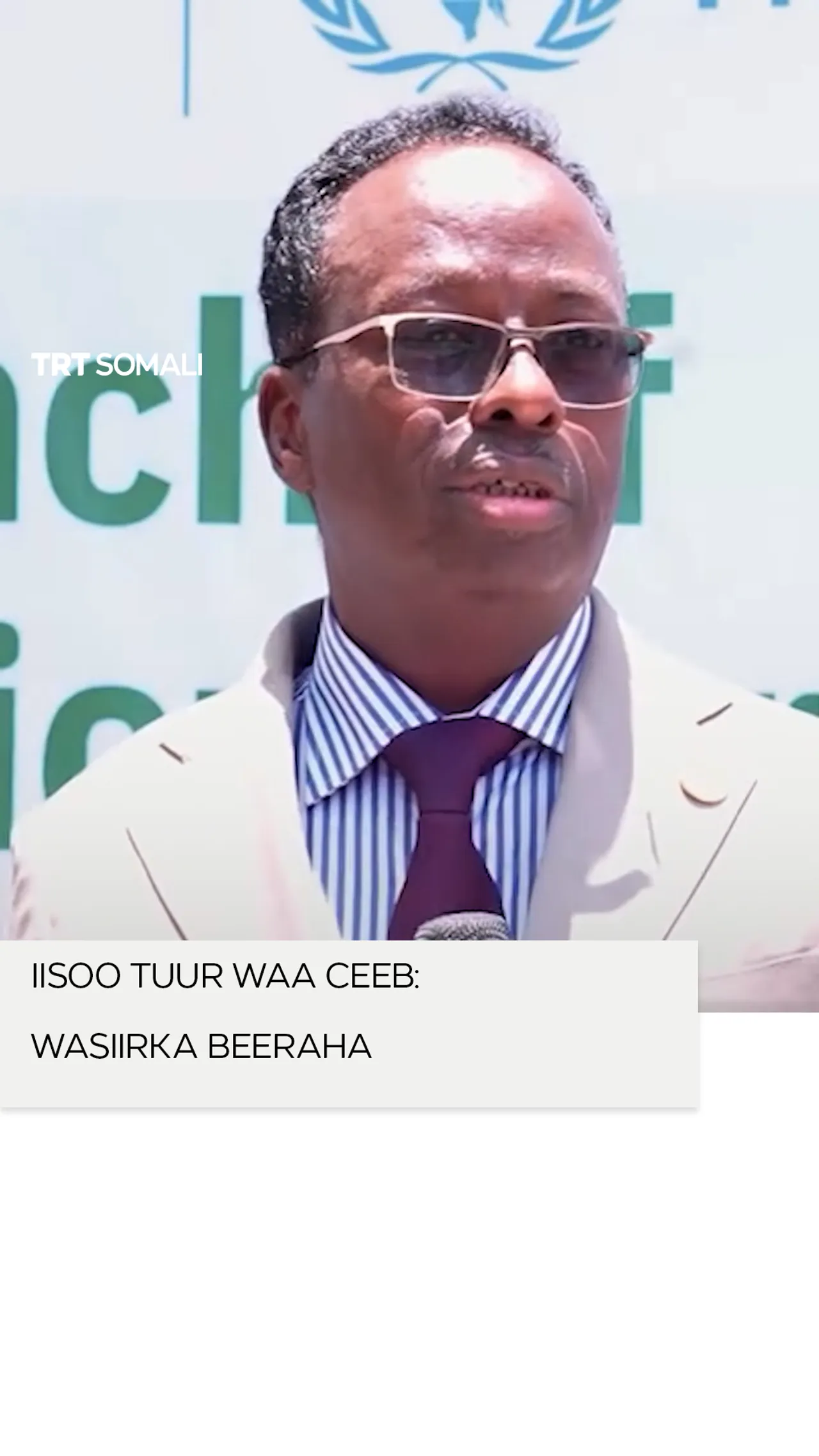 Iisoo tuur waa ceeb: Wasiirka Beeraha