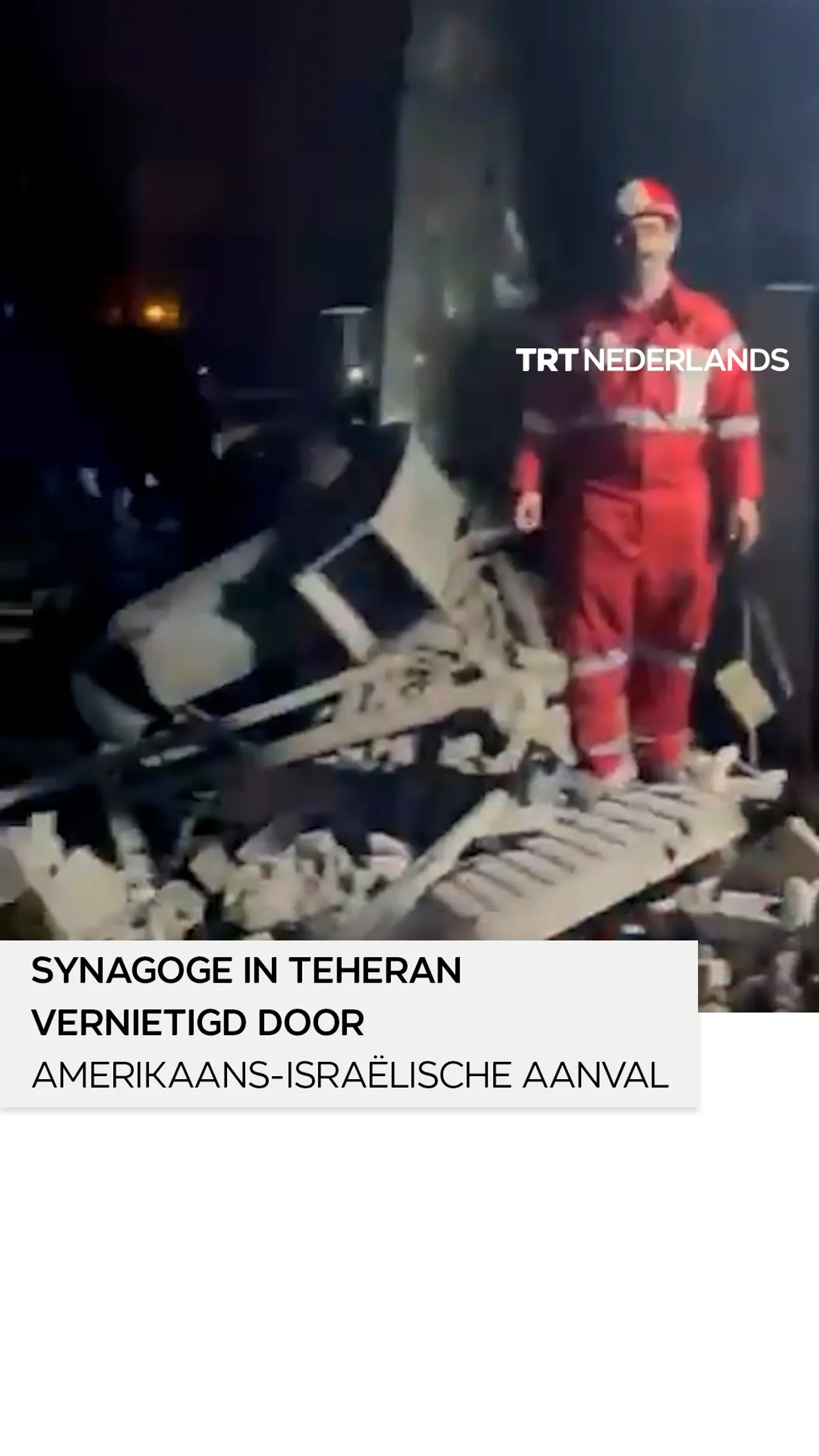 Synagoge in Teheran vernietigd door Amerikaans-Israëlische aanval