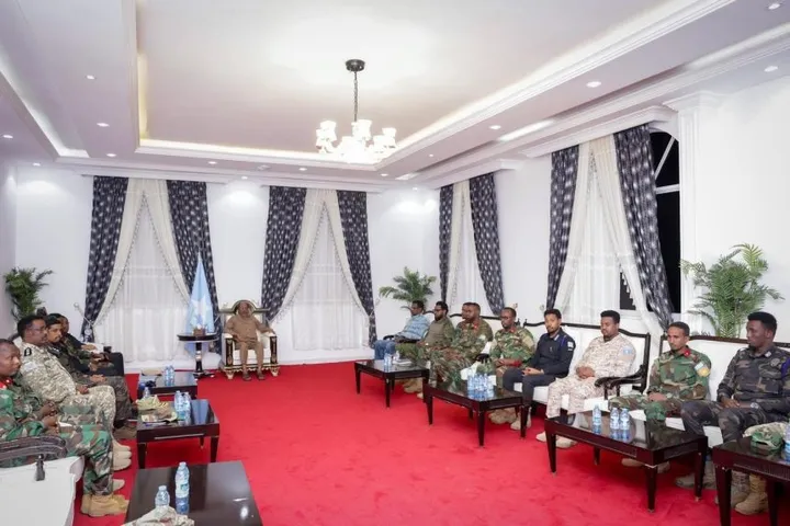 Madaxweynaha Xasan Sheekh oo shir-guddoomiyay kulan amni oo heer sare ah: Koonfur Galbeed