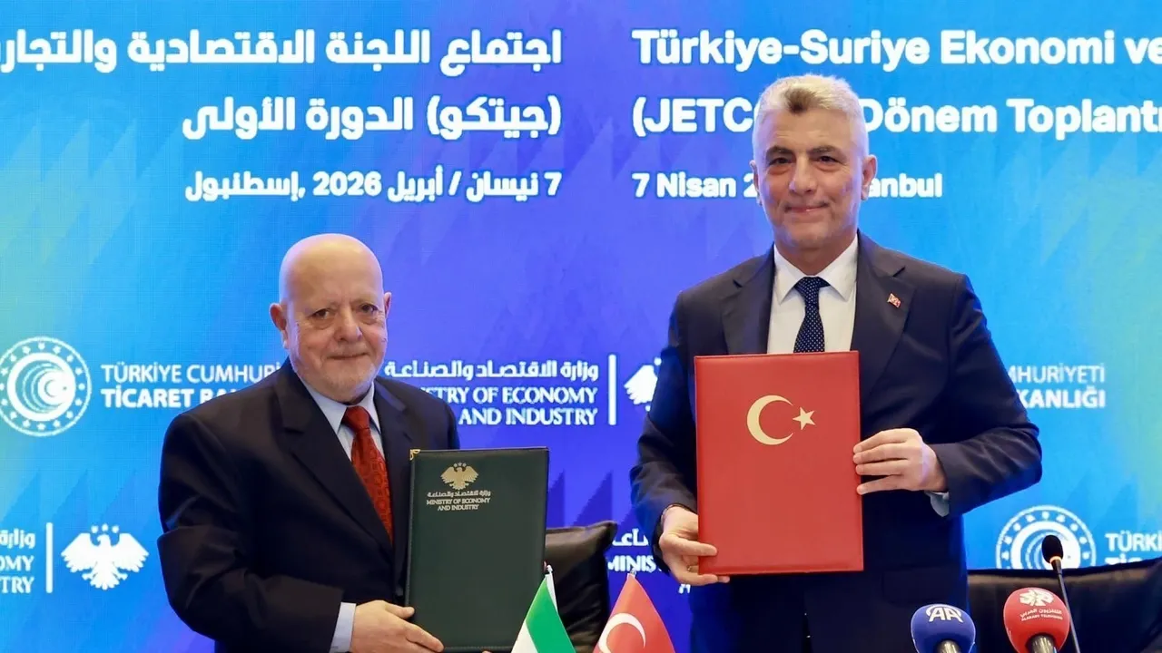 انعقاد الاجتماع الأول للجنة الاقتصادية والتجارية التركية-السورية في إسطنبول