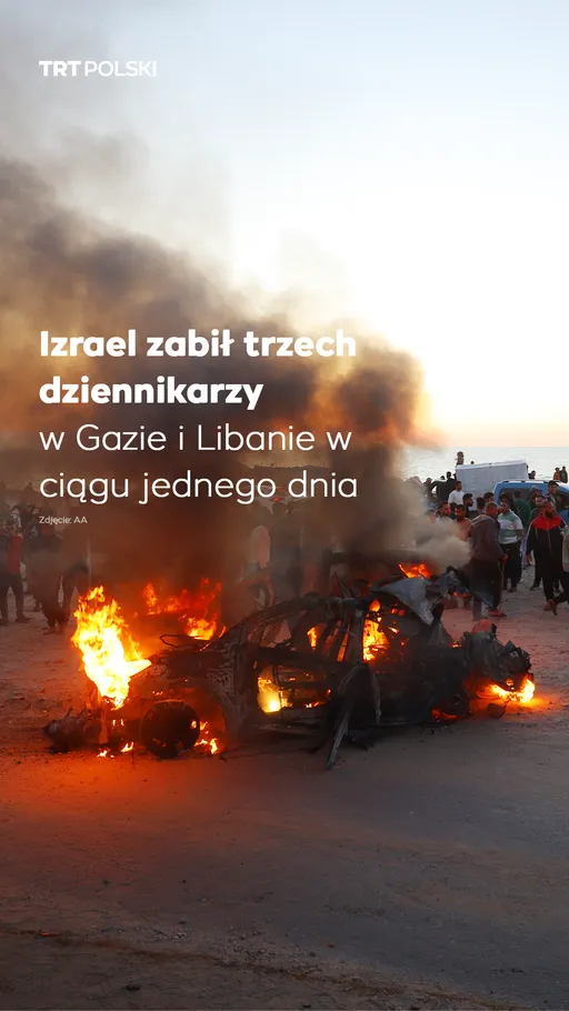 Izrael zabił trzech dziennikarzy w Gazie i Libanie w ciągu jednego dnia