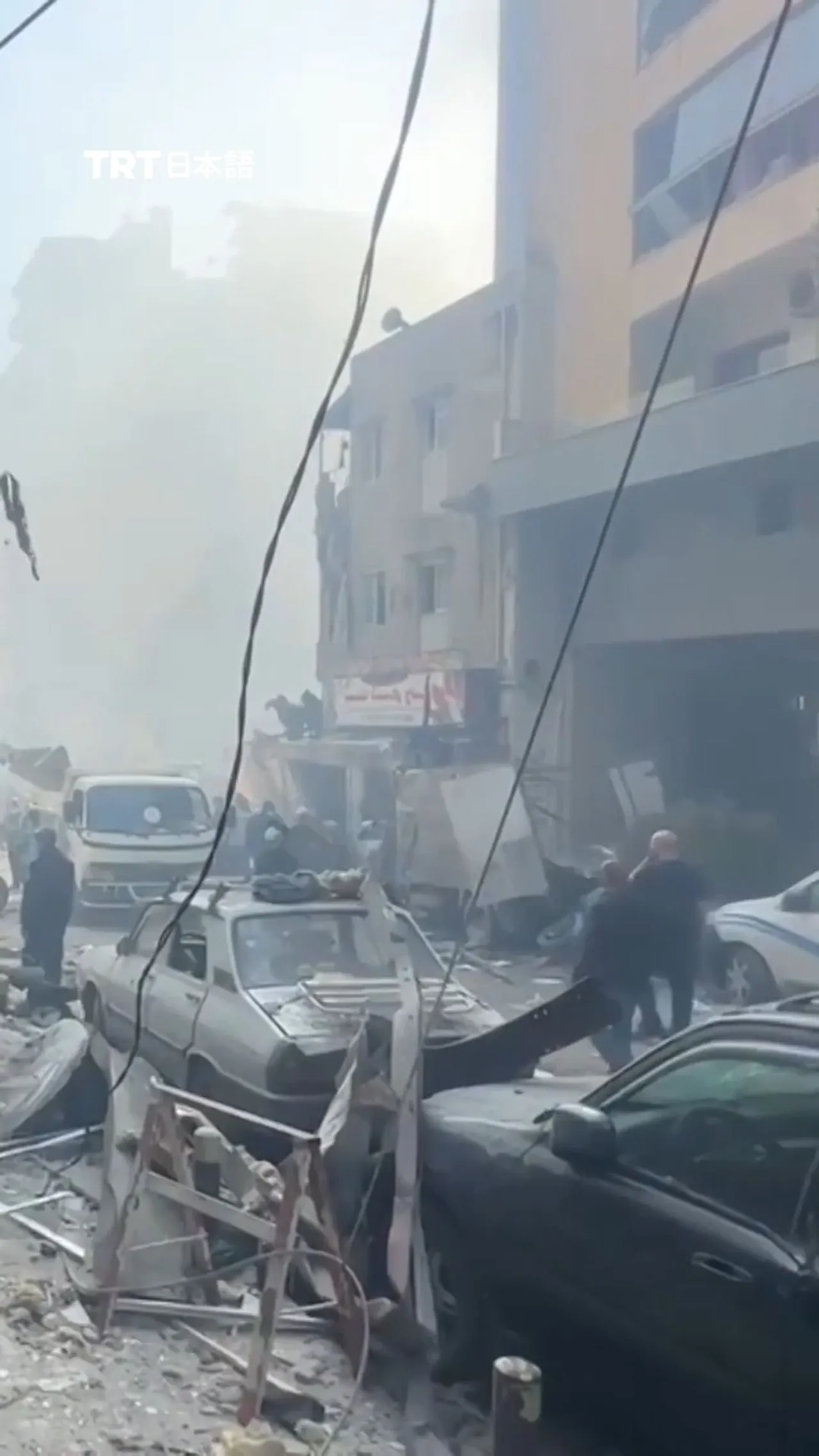 イラン・イスラエル停戦下でもベイルートに激しい攻撃