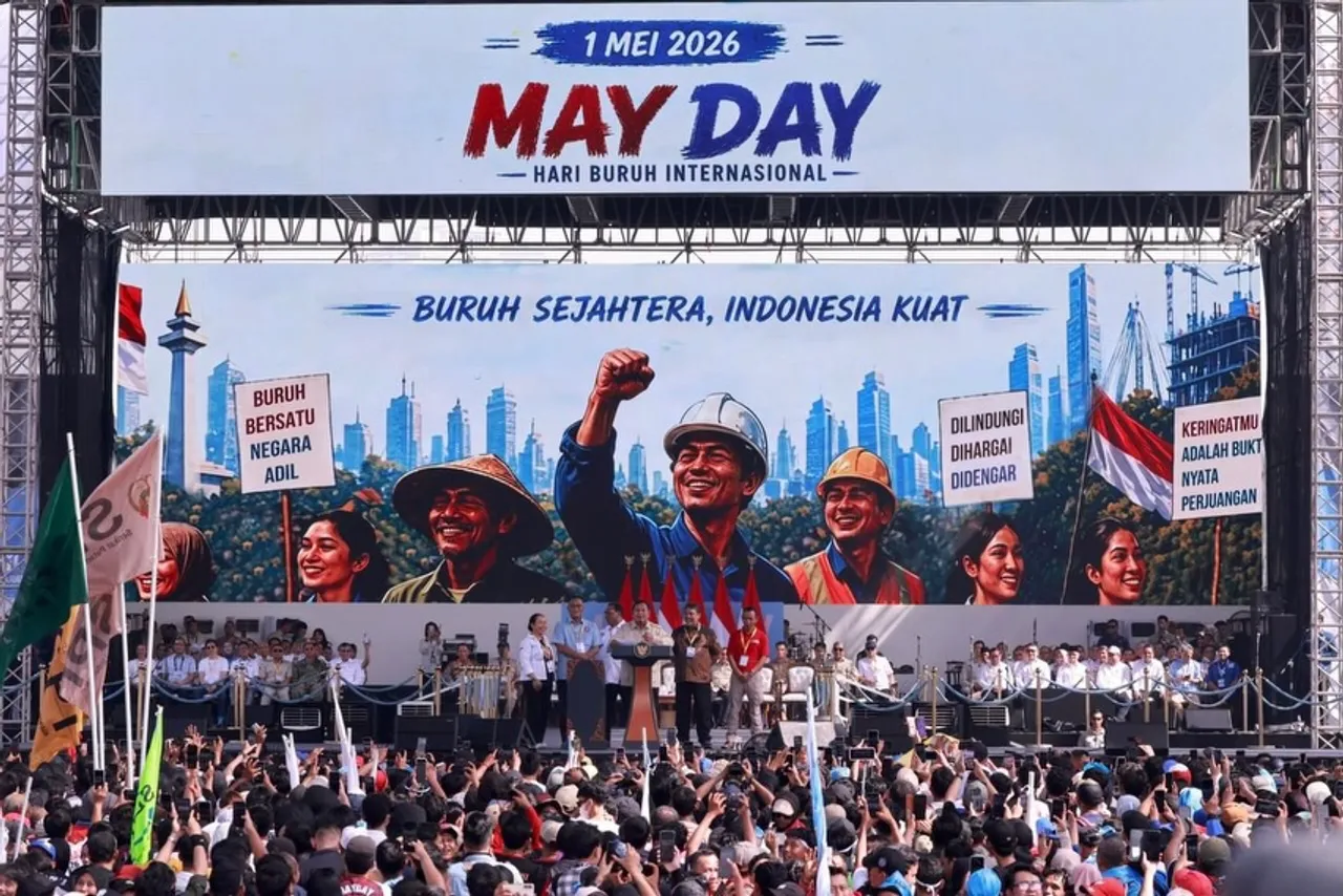 Presiden Prabowo hadiri Hari Buruh, tegaskan UU PPRT sebagai perlindungan pekerja