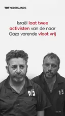 Israël laat twee activisten van de naar Gaza varende vloot vrij
