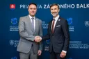 Konjufca pritet në Bratisllavë nga homologu sllovak Blanar