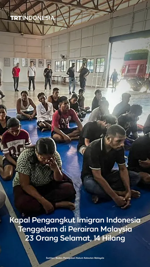 14 WNI hilang usai kapal migran tenggelam di Perairan Malaysia