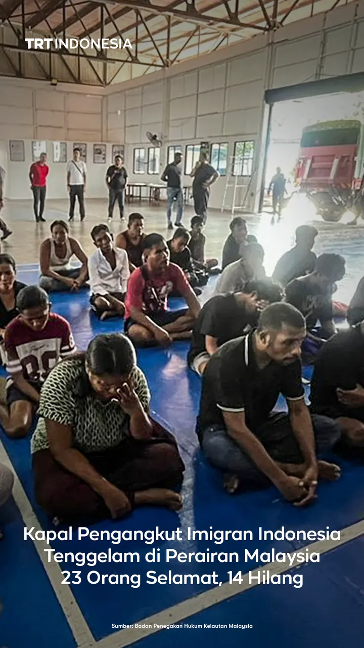 14 WNI hilang usai kapal migran tenggelam di Perairan Malaysia