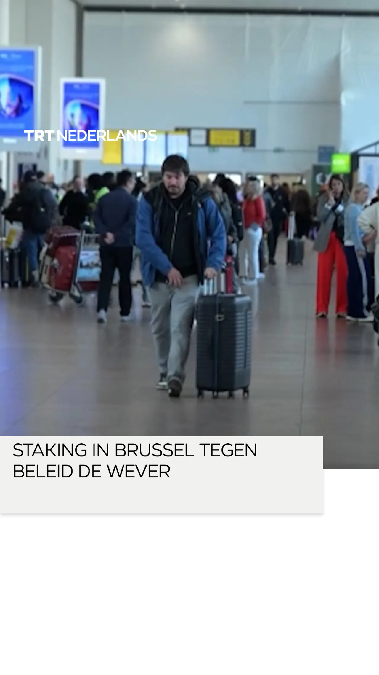 Nationale betoging en staking leggen openbaar leven in Brussel grotendeels lam