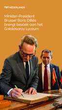 Minister-President Boris Dilliès brengt bezoek aan het historische Galatasaray Lyceum in Istanbul