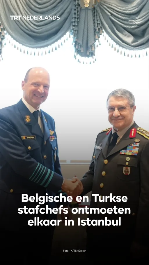 Ontmoeting tussen Belgische en Turkse legerleiding in Istanbul
