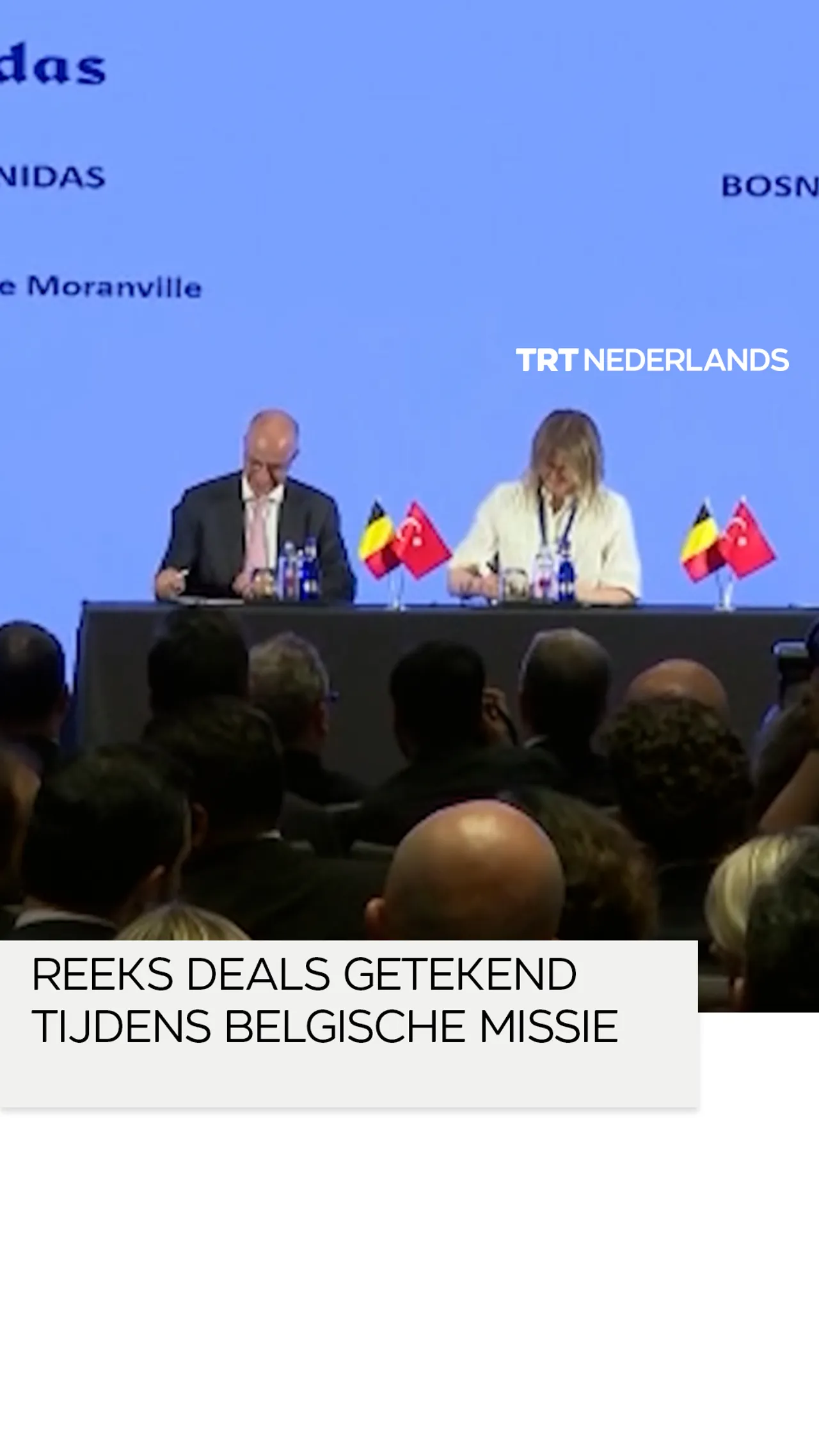 Türkiye en België bekrachtigen samenwerking met omvangrijke reeks nieuwe akkoorden