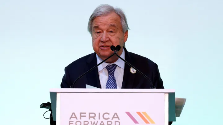 UN chief urges climate justice for Africa at Nairobi summit