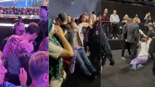 “Eurovision 2026”: Protestë kundër këngëtarit izraelit me thirrjet “Ndaloni gjenocidin”