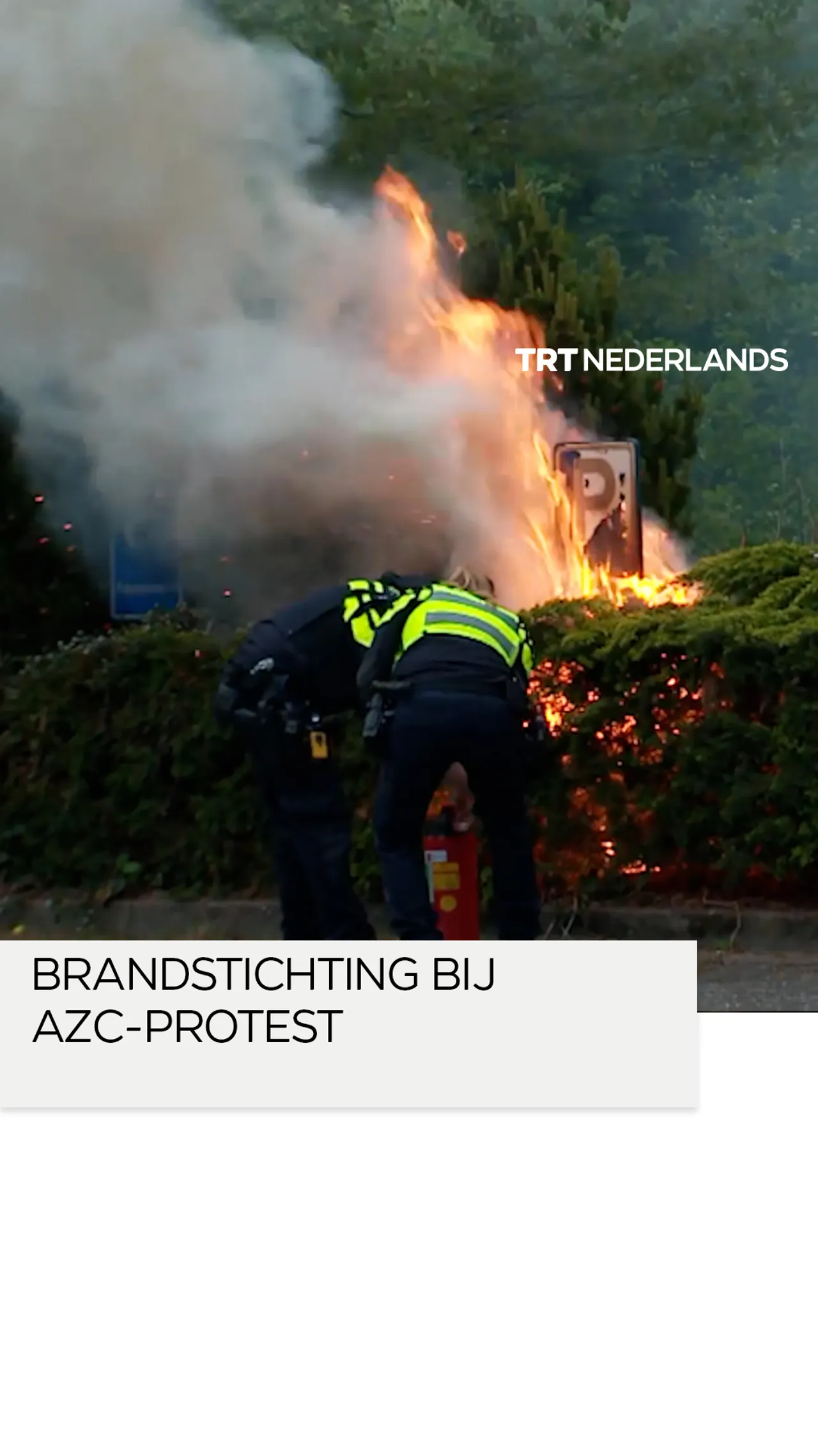 Brandstichting en rellen bij noodopvang asielzoekers in Loosdrecht