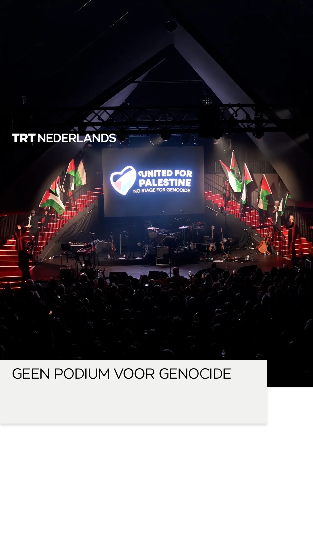Alternatief concert in Brussel protesteert tegen deelname Israël aan Eurovisie