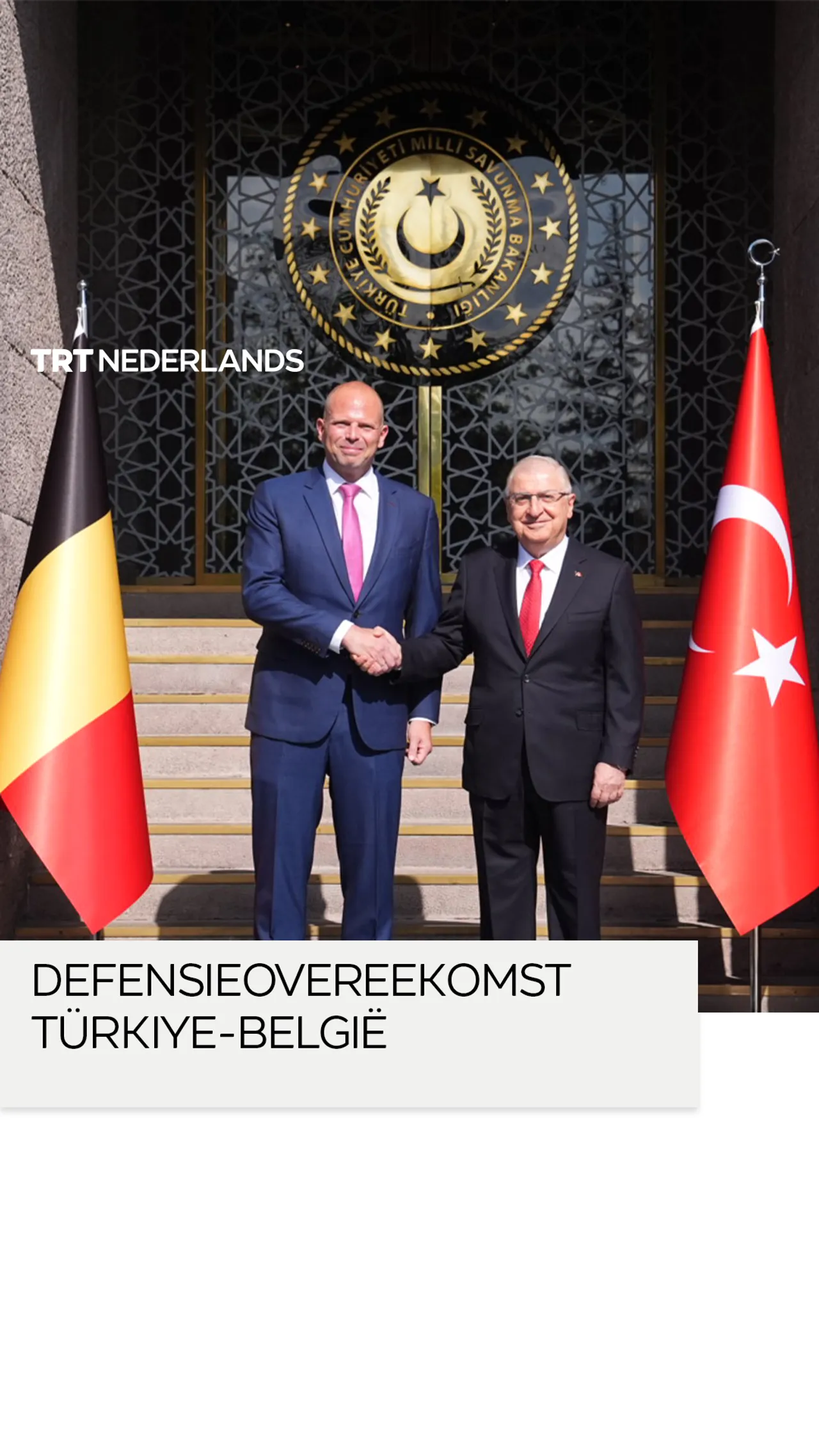 Türkiye en België ondertekenen defensiesamenwerking in Ankara