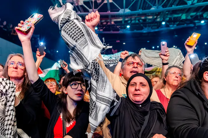 Israel's Eurovision Song Contest entrant faces boos as he goes onstage