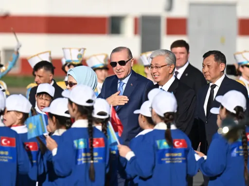 Türkiye's President Erdogan praises Middle Corridor as 'modern-day Silk Road' on visit to Kazakhstan