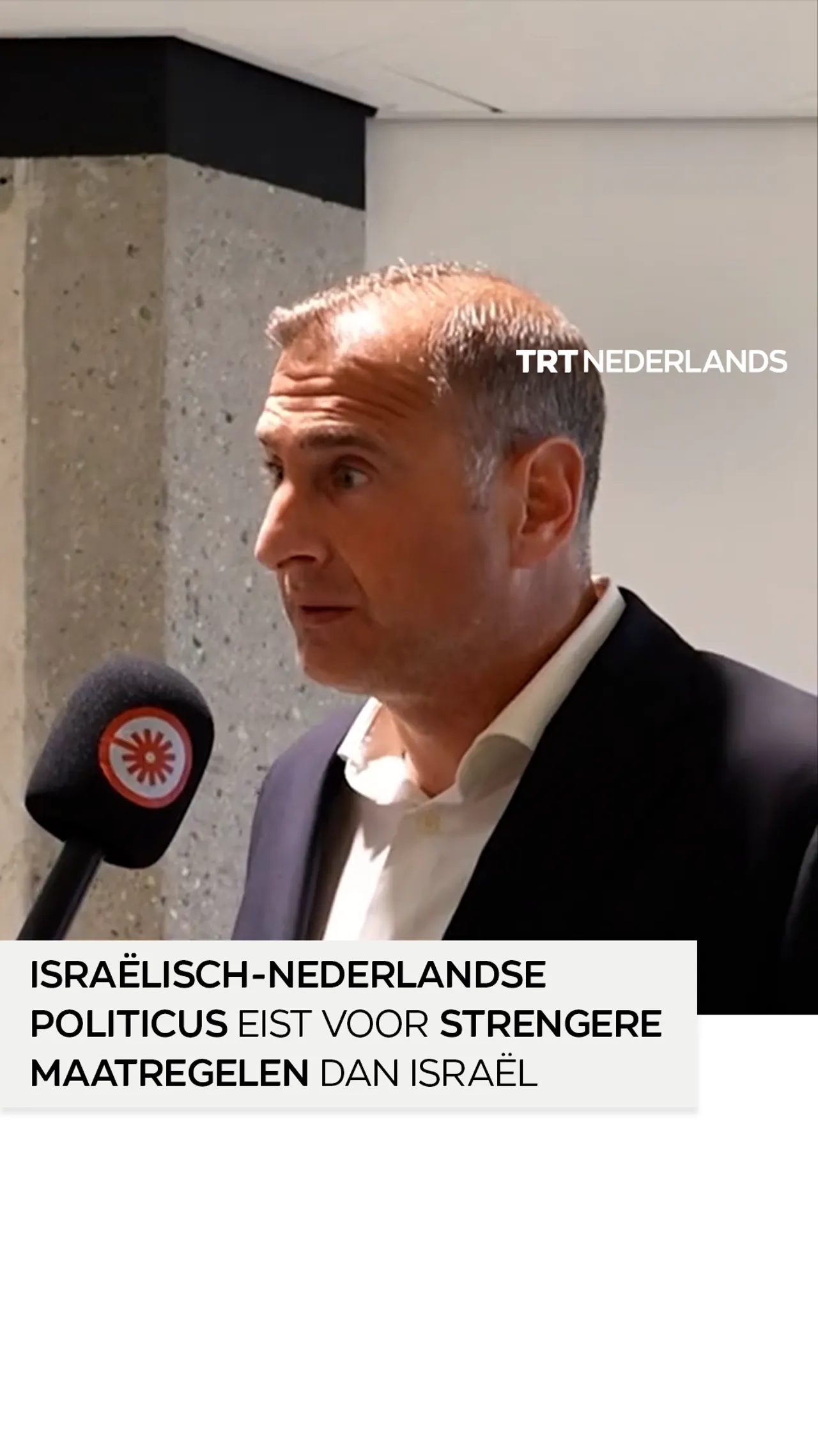 Israëlisch-Nederlandse politicus pleit voor strengere maatregelen dan Israël in Palestina toepast