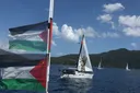 Global Sumud Flotilla spots drone and unidentified vessels as Gaza land convoy stalls near Sirte